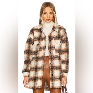 Sanctuary Town Shacket in Westside Plaid